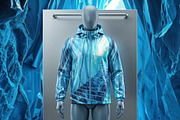 Ice Cave Stairs Blue Crystal Photo, a Background Graphic by Aura Canyon HQ (Thumbnail 3 of 8)