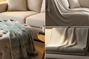 Winter Blanket Mockup 100 JPG, a Household Mockup by KennedyStudio (Thumbnail 10 of 16)