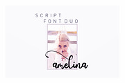 Amelina Script New Update Font Duo, a Script Font by Areatype (Thumbnail 8 of 9)