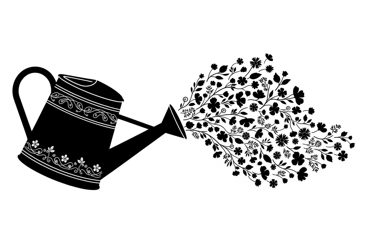 Floral Watering Can Design Bundle, an Illustration by Gaye Art (Photo 11 of 31)