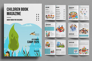 Children Book Magazine Layout, a Magazine Template by ContestDesign