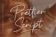 Prettier Script - Stylish Monoline, a Script Font by 50Fox (Thumbnail 1 of 11)