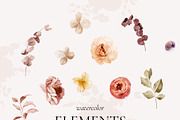 AUTUMN GARDEN watercolor flowers, a Seasonal Illustration by Yuliia Lashevska (Thumbnail 13 of 14)