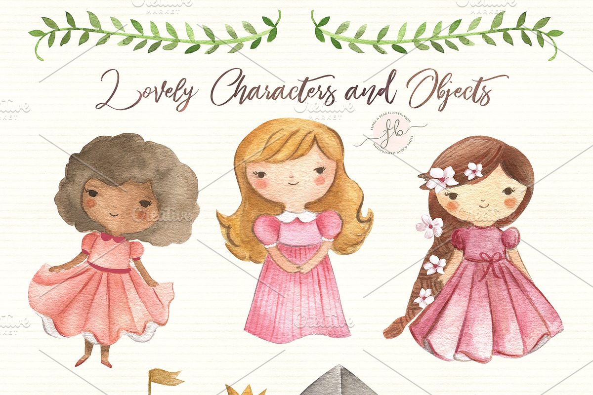 Once Upon a Time, a Texture Illustration by Flora+Bear (Photo 2 of 11)