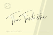 The Fantastic signature, a Script Font by Sulthan Studio (Thumbnail 1 of 12)