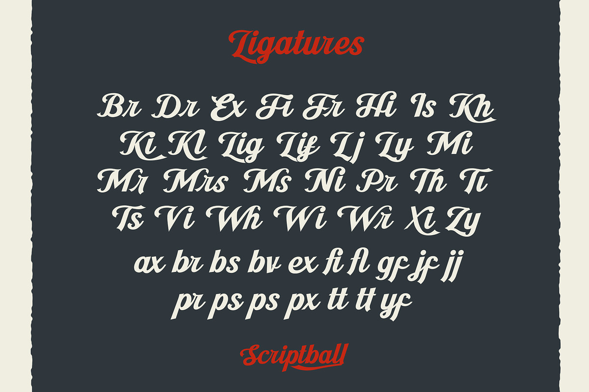Scriptball Font, a Script Font by Alphabet Agency (Photo 4 of 7)