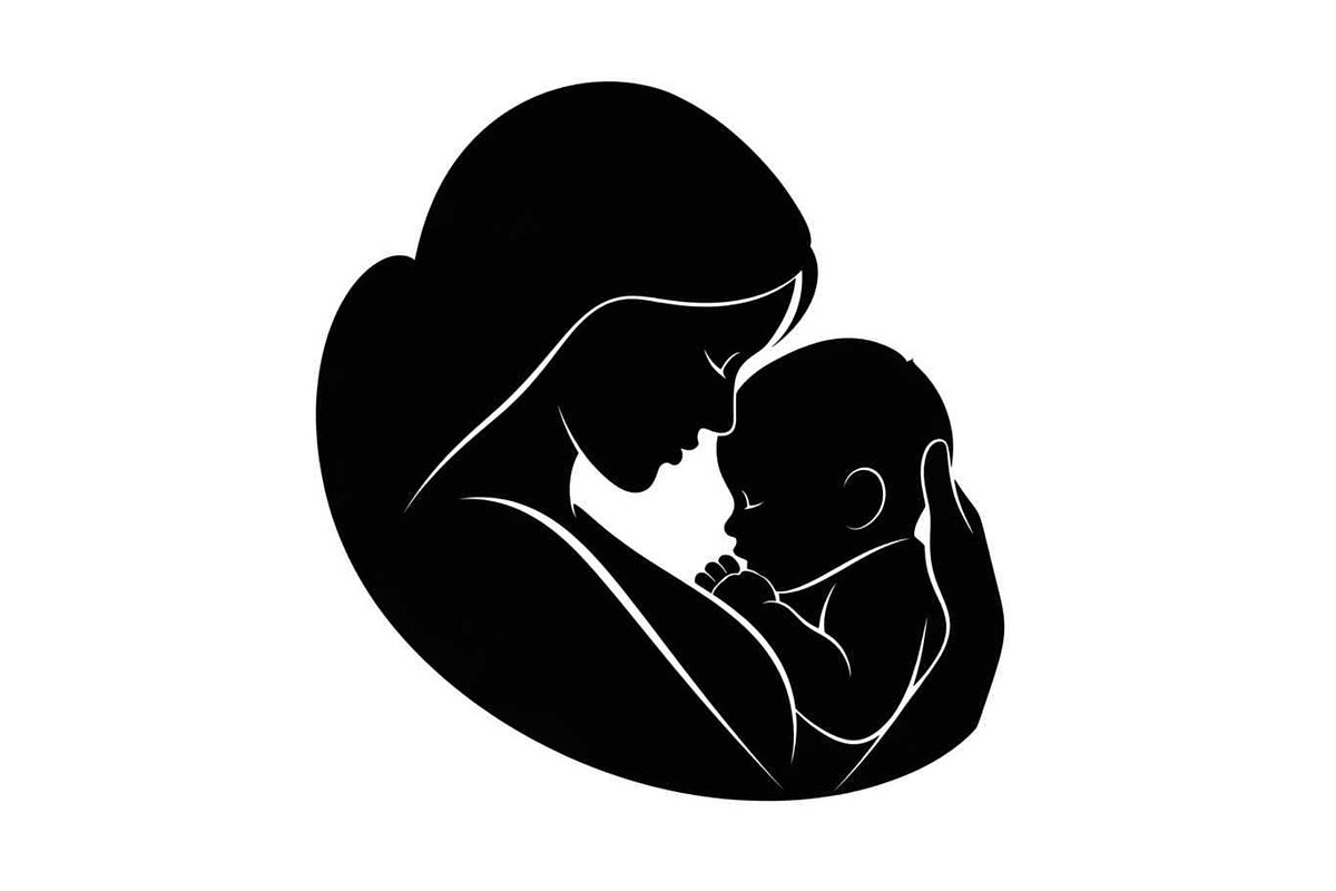 50 Mother and Baby Love Silhouette S, an Illustration by Designs_River (Photo 27 of 51)