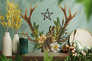 Ostara Celtic Spring Watercolor Set, an Illustration by Fluffy Unicorn (Thumbnail 3 of 12)