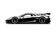 Sports Car Vector Bundle, an Illustration by jahid234 (Thumbnail 3 of 9)