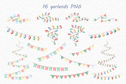 Winter Holidays watercolor clipart, an Illustration by susie-p-art (Thumbnail 7 of 18)