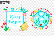Jewish holiday Passover collection, a Card Template by PatapovaVika (Thumbnail 6 of 6)