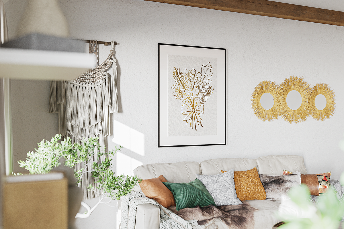 Autumn Elegance Leaf Bundle, a Decorative Illustration by Aurella Art (Photo 6 of 15)