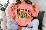 Funny Christmas Pickle Png, a Seasonal Illustration by Craft Nest (Thumbnail 3 of 5)