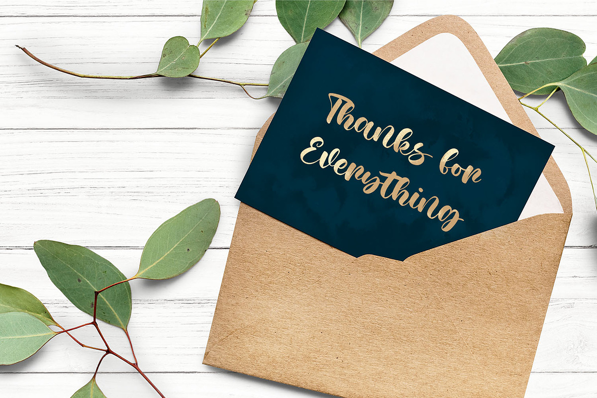 Rossa Sebian Handwritten Script Font, a Script Font by Kotak Kuning Studio (Photo 7 of 7)