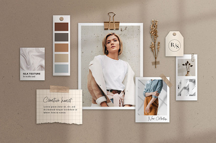 Mood Board Mockup, a Card Template by BrandPacks