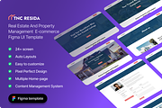 TNC Resida, Real Estate Figma UI kit, an UI Kit Template by TNCFlow (Thumbnail 1 of 5)