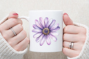 Purple Flowers Png - Light Purple Fl, an Illustration by Sublimation Artist (Thumbnail 5 of 6)