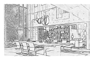 Architecture Line Drawing Photoshop, an Action Add-On by Photoshop Action (Thumbnail 8 of 13)