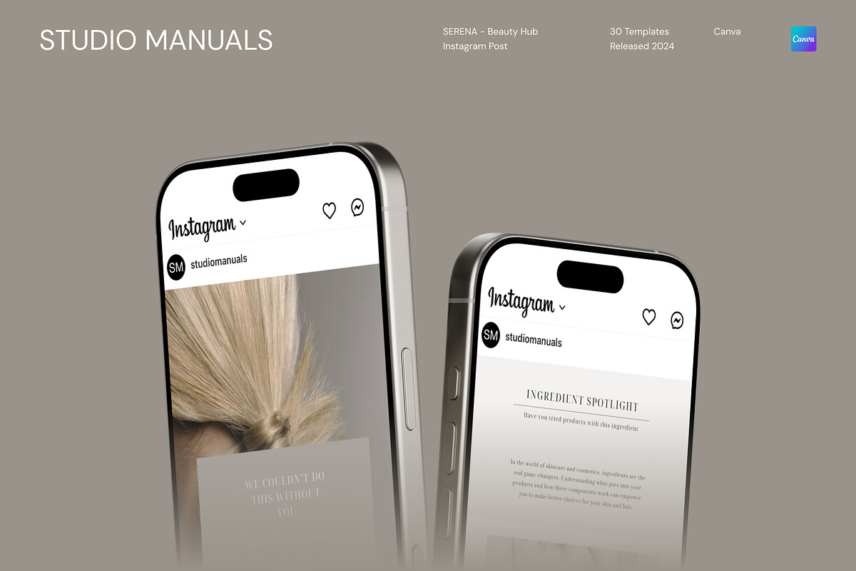 SERENA – Beauty Hub Instagram Post, a Social Media Template by Studio Manuals (Photo 7 of 8)
