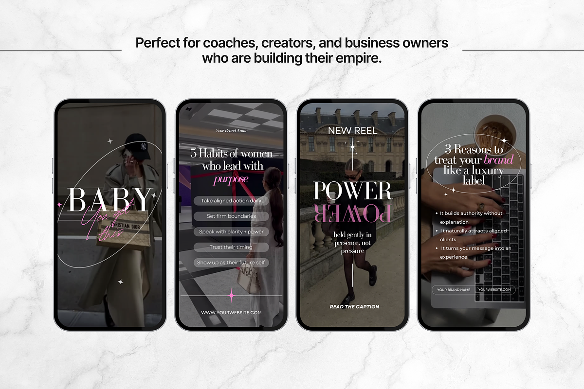 100 Boss Babe Reels Templates preview 5