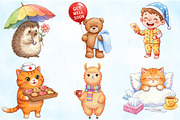 Get Well Soon Clipart, an Illustration by Craft Nest (Thumbnail 3 of 5)