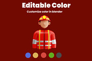Emergency Service 3D Icon Pack, a 3D by baii09 (Thumbnail 4 of 6)