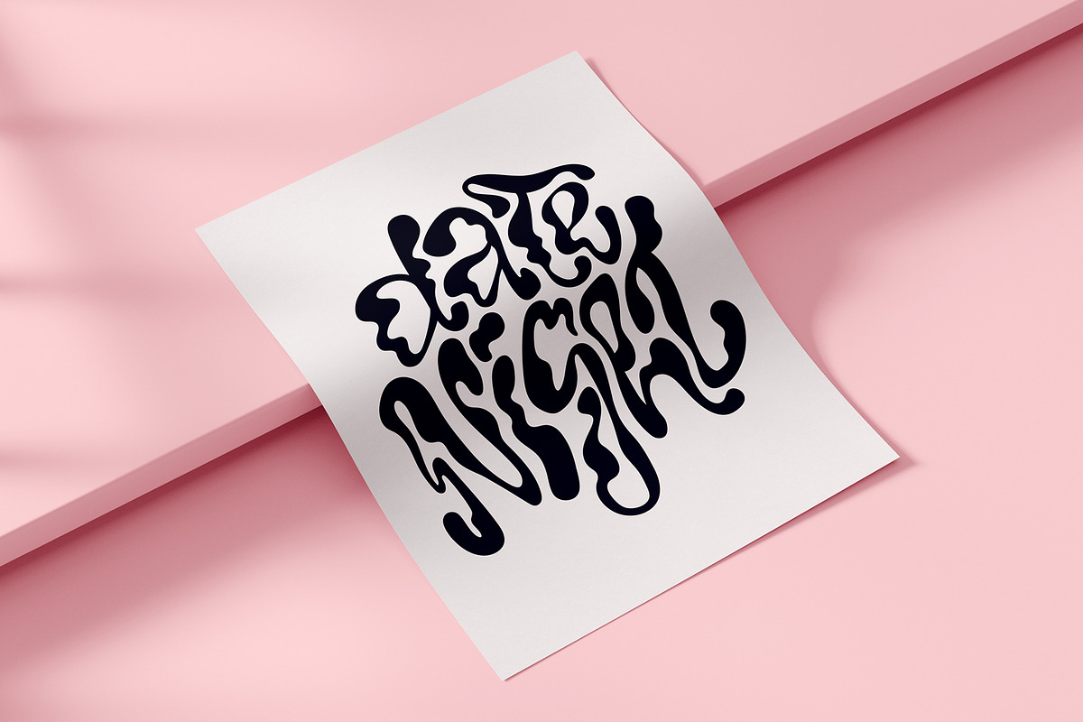 Y2K Lettering Love, Peace, Valentine, an Object Graphic by Oksana Trygub (Photo 21 of 21)
