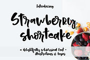 Strawberry Shortcake Font & Extras, a Script Font by theinkaffair (Thumbnail 1 of 13)