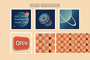 Space Chronicles Branding Collection, a Pattern Graphic by Polar Vectors (Thumbnail 10 of 22)