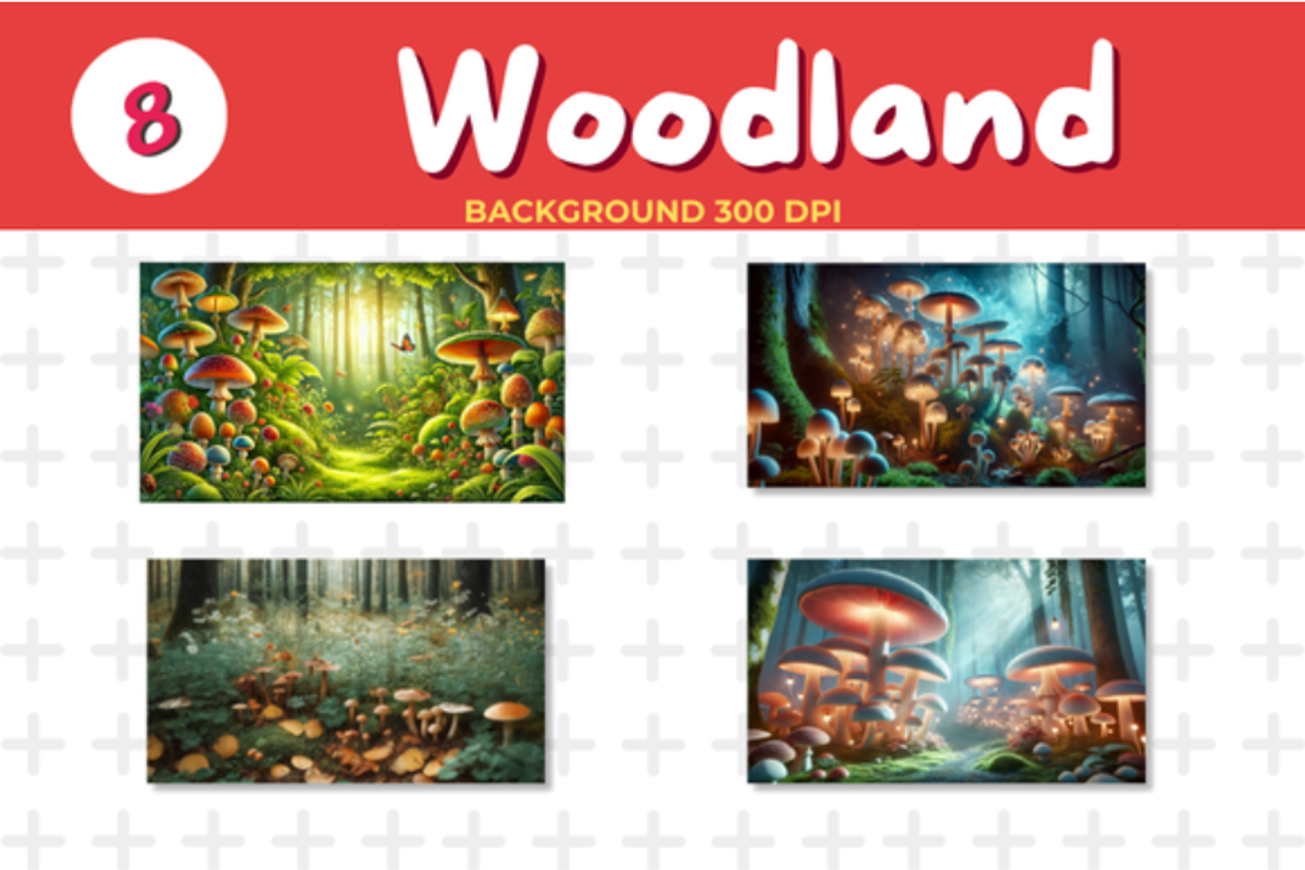 Woodland Background JPG, an Education Illustration by John_Walker (Photo 3 of 3)