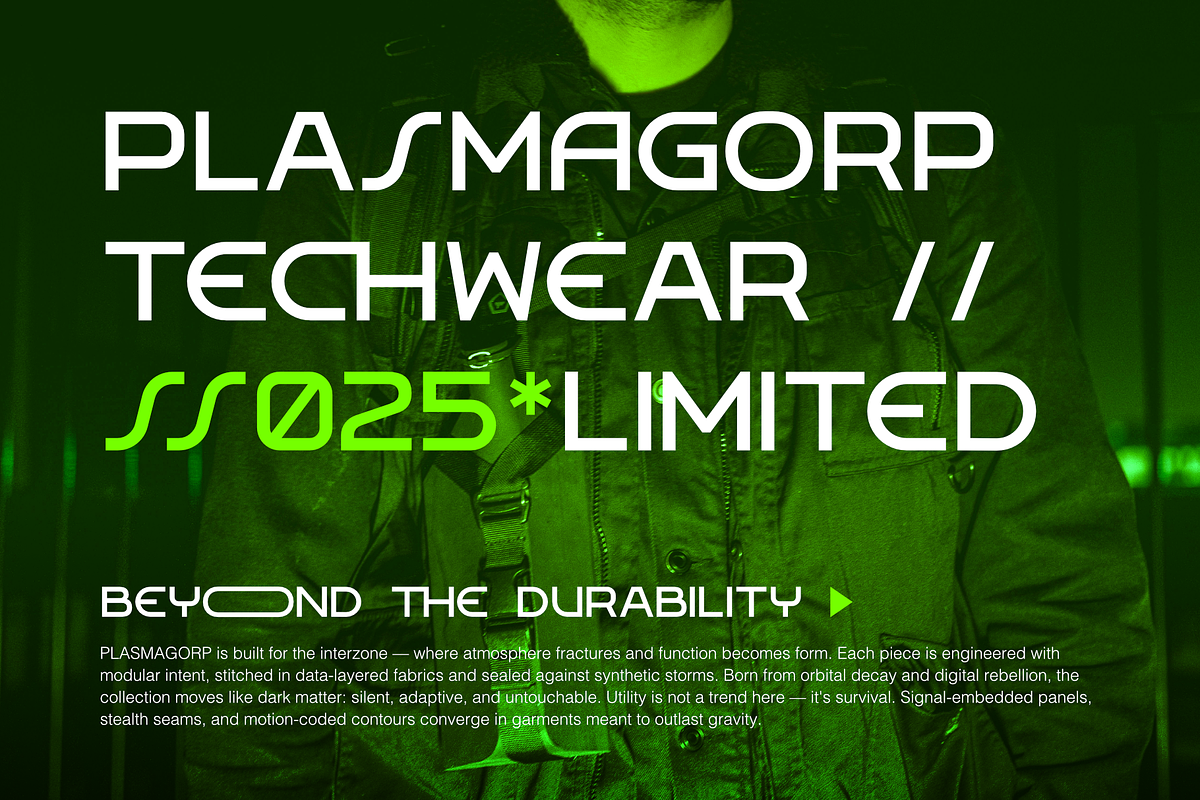 DUSTOVER - Futuristic Display Font, a Sans Serif Font by Cruizy & Co (Photo 7 of 9)
