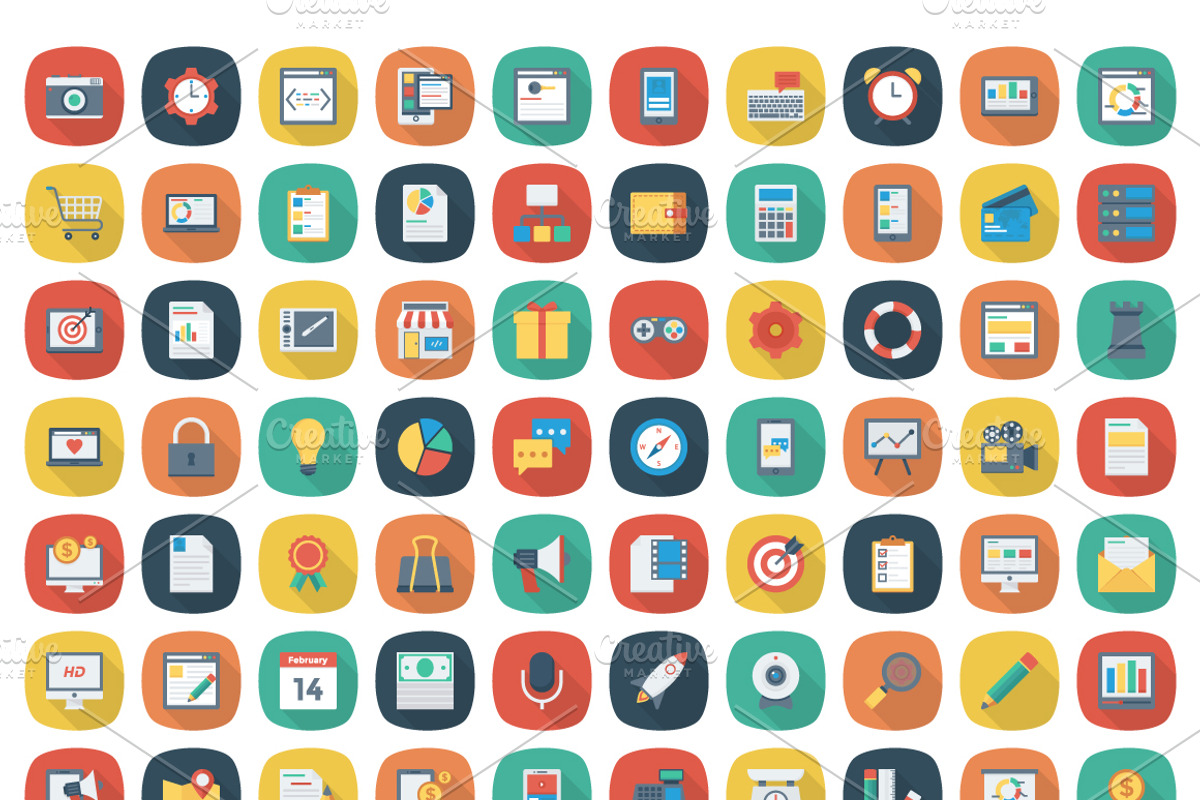 1500 SEO and Marketing Icons, an Outline Icon by Dinosoftlabs (Photo 6 of 7)
