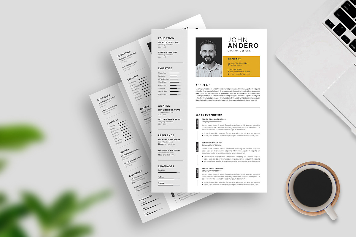 Resume Template, a Resume Template by Abdul Studio (Photo 5 of 5)