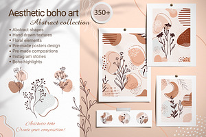 Aesthetic boho art