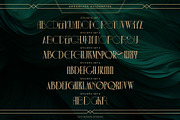 Decobra Art Deco Font, a Serif Font by alit design (Thumbnail 11 of 17)
