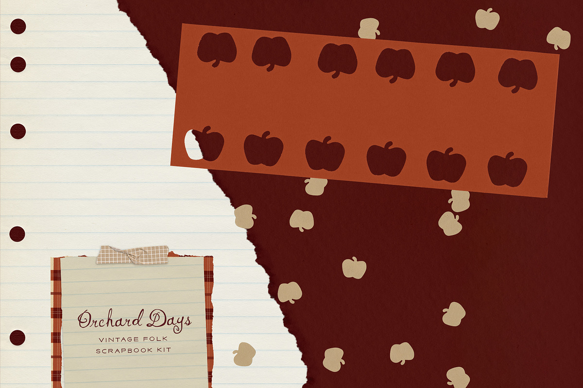 Orchard Days - Vintage Scrapbook Kit, an Object Graphic by alonahaidash (Photo 10 of 17)