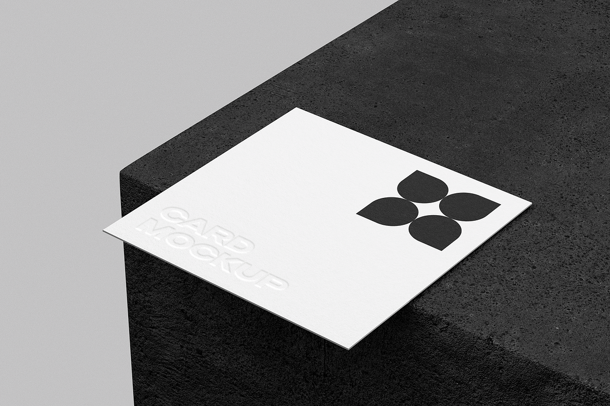 Minimalist Square Card Mockup, a Pens & Pencil Mockup by pixelbuddha.net (Photo 5 of 7)