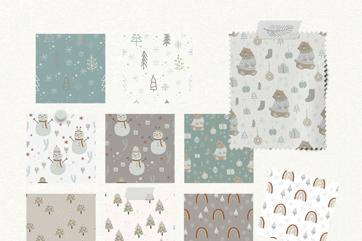 Christmas animals for kids clipart, an Animal Illustration by polikarpovaart (Photo 8 of 12)