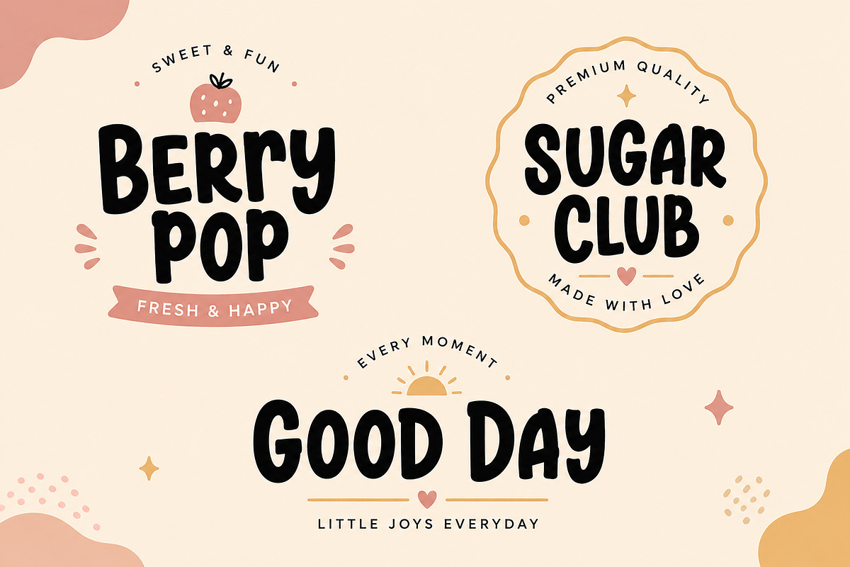 Hugberry – Handcrafted Display Font, a Slab Serif Font by Wow Magic (Photo 4 of 4)