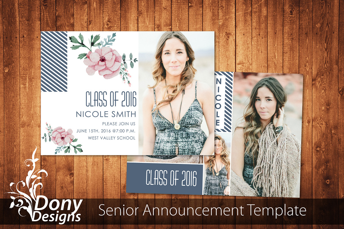 Senior Graduation Card -SE001, a Card Template by DonyDesigns (Photo 2 of 2)