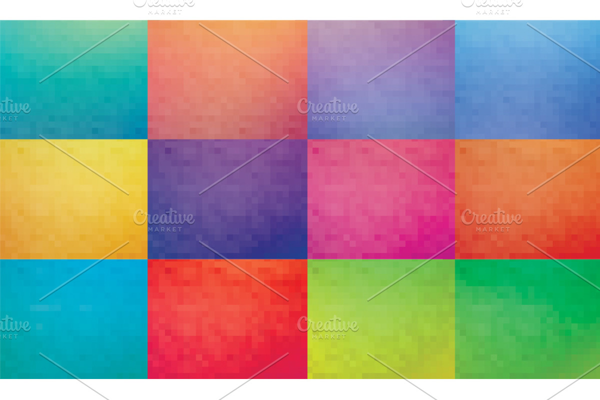 12 Mosaic Backgrounds 2 preview 5