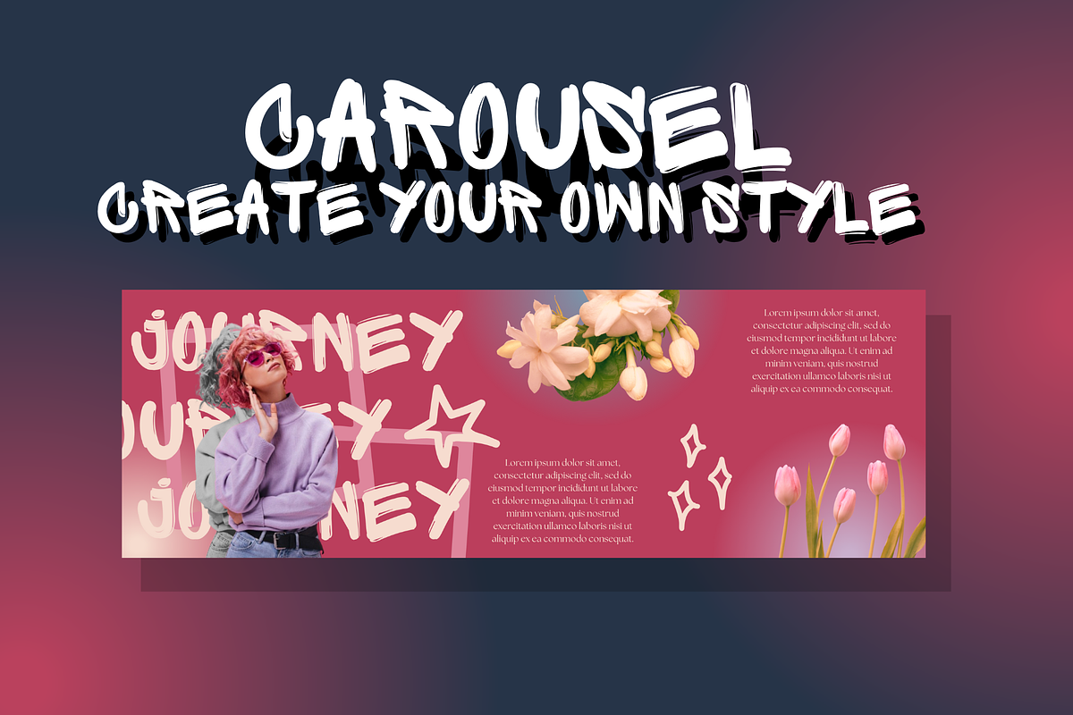 Canva Carousel Template, a Templates & Theme by Daily Studio (Photo 3 of 4)