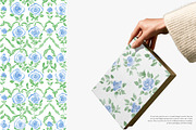 watercolor patterns floral toile, a Pattern Graphic by Patishop Art (Thumbnail 9 of 9)
