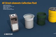 40 Street elements Collection Pack, an Architecture 3D Model by multimedia4ds (Thumbnail 64 of 70)
