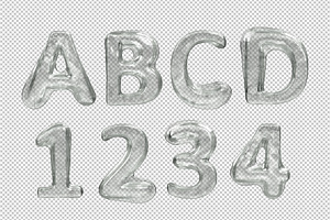 Melted Ice Font