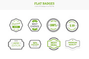 Flat Badges, a Templates & Theme by grati (Thumbnail 1 of 3)