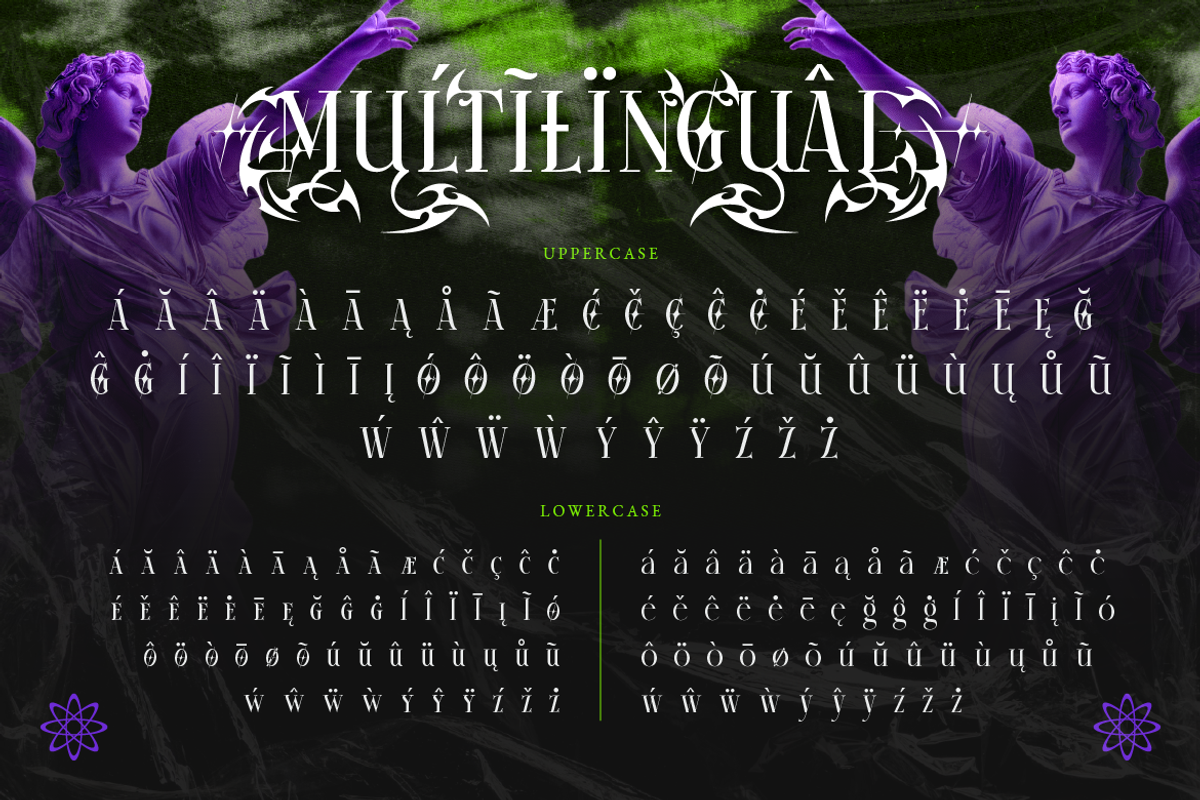 Anomale - Dark Tribal Font, a Blackletter Font by Artisan Themes (Photo 10 of 11)