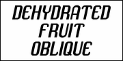 Dehydrated Fruit JNL, a Sans Serif Font by Jeff Levine Fonts (Thumbnail 4 of 5)