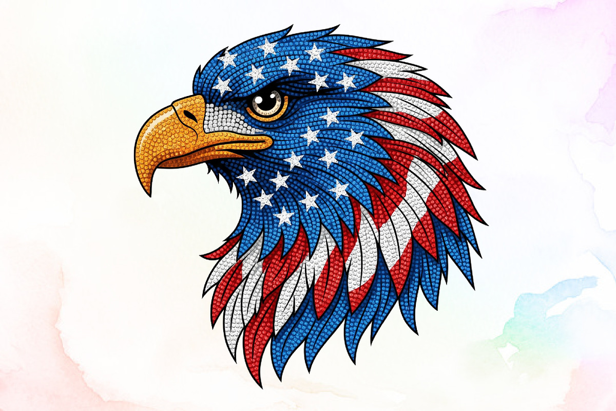 American Patriotic Eagle 4th of July, an Illustration by Sublimation Artist (Photo 1 of 9)