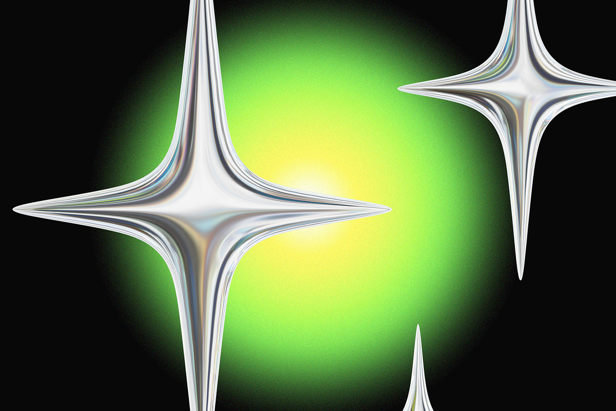 150 3D Y2K Chrome Metallic Shapes, an Object Graphic by Fivehead Studio (Photo 3 of 12)